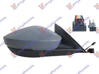 OGLINDA ELECTRICA INCALZITA GRUNDUITA PLIABILA CU MEMORIE (CU SEMNAL, SIDE ASSIST SI LAMPA PICIOR) CALIT. A (13+2 PIN ) DR., SKODA, SKODA OCTAVIA 7 20-, 751207581