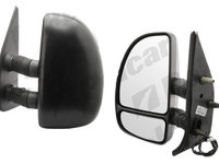 Oglinda exterioara Citroen Jumper 1999-2006, Fiat Ducato, 1999-2006, Peugeot Boxer 1999-2006, Stanga, Crom, electrica, carcasa neagra, Convex, View Max, 8153CV 5702517M Model LUNG,