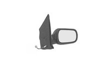 Oglinda exterioara Ford Fiesta (Jhs), 01.2002-09.2008, Dreapta, reglare electrica, carcasa neagra, incalzita, geam convex, cromat, 5 pini