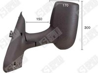 Oglinda exterioara FORD TRANSIT platou / sasiu FM FN BLIC 5402049299919P