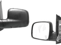 Oglinda exterioara VW Caddy 3/Life (2K) 03.2004-06.2015, Caddy (2K) 06.2015- (Model Furgon/BUS), Partea Stanga Crom Asferica Manuala Fara Incalzire, carcasa neagra, View Max