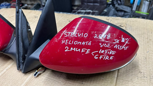 Oglinda stanga Oglinda dreapta Alfa Romeo Stelvio 2018 heliomata side assist