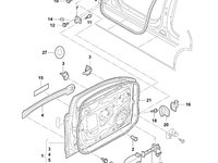 Opritor usa fata Audi A4 B8 (8K) Avant 2011 2.0 TDI OEM 8K0837249B