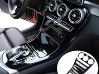 Ornament consola tunel schimbator viteze Mercedes Benz W205 - nou negru fk