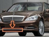 ORNAMENT CROM CENTRU BARA FATA MERCEDES S CLASS (W221) 05-13