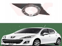 Ornament proiector Dreapta bara fata Aftermarket NOU Peugeot 207 1 2006 2007 2008 2009 4029596 10-579-346