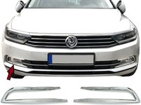 Ornament / Set ornamente crom proiectoare VW Passat B8 2015-prezent CROM5590