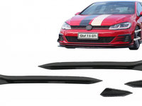 Ornamente bara fata flapsuri compatibil cu VW Golf 7.5 GTI 5G Hatchback (2017-2020) Carbon Look Tuning Volkswagen VW Golf 7 (facelift) 2017 2018 2019 2020 FBFOBG75GTI