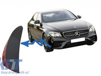 Ornamente bara fata flapsuri compatibil cu Mercedes W213 S213 C238 A238 E43 E53 Design Carbon Film