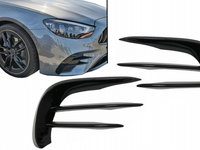 Ornamente Bara Fata Flapsuri compatibil cu Mercedes E-Class W213 S213 C238 A238 Facelift Sport Line (2020-up) Negru Lucios Tuning Mercedes-Benz E-Class W213 (facelift) 2020 2021 2022 2023 FFOBW213F