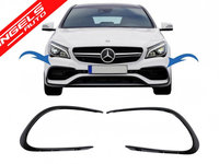 Ornamente bara fata Mercedes CLA W117 C117 CLA45 Design Black Shine