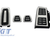 Ornamente Pedale Audi A3 8V, compatibil cu VW Golf 7, Seat Leon 5F, Skoda Octavia 3 Manual