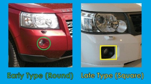 Ornamente proiectoare ceata Land Rover Freelander 2 (10.2006-10.2014)