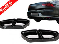 Ornamente tobe sistem de evacuare VW Passat B8 3G (15-19) Negru Lucios