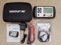 Osciloscop portabil All-sun EM125 25MHz 100MSa/s Digital 2in1 + Multimetru