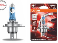 OSRAM Night Breaker Laser H4 64193NL-01BF 12V 60/55W 1 Bec Blister Auto Halogen +1