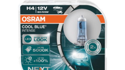 Osram set 2 becuri h4 12v 60/55w cool blue in