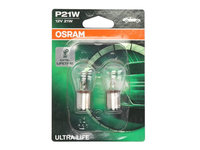Osram set 2 becuri p21w 12v ultra life