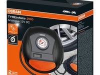 Osram TYREinflate 200 Compresor Auto Analog Cu Manometru 12V OTI200