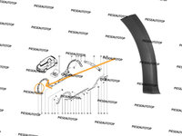 Overfender Ornament Bandou dreapta bara fata Dacia Logan 2 Stepway 2020 NOU 960169489R