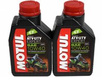 Pachet 2 Buc Ulei motor Motul 4T ATV-UTV Expert 10W-40 MA 1L