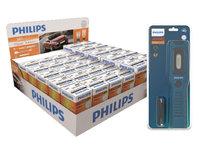 PACHET BECURI PHILIPS 12V (20*H7 + 10*H4) + LAMPA LED PHILIPS ECOPRO40 GRATIS