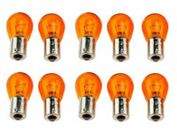 (Pachet de 10) Bec Py21W A, Py21W Orange 21W 12V /Be Type Bau15S/ /Sprzedajemy Tylko Po 10Szt./, Ez-Py21W12V21W