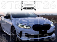 Pachet Exterior Aero Compatibil Cu BMW Seria 1 F40 (2019-Up) M Sport Design Negru Lucios