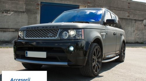 Pachet Exterior Autobiography Design Range Rover Sport Facelift 2009-2013 L320 cu Grile Rosu/Negru