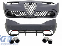 Pachet Exterior compatibil cu Alfa Romeo Giulia (952) Q4 (2016-Up) Quadrifoglio Racing Design