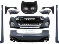 Pachet exterior compatibil cu Audi A7 C7 4G (2010-2017) Conversie la Audi A7 C8 (2018+) RS7 Design