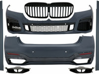 Pachet Exterior compatibil cu BMW G12 LCI Facelift Seria 7 (2019-Up) M-Technik Design CBBMG12FMT