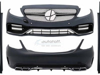 Pachet exterior compatibil cu Mercedes C-Class W205 ( 2014 - 2018 ) C63 Design