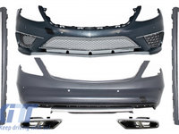 Pachet Exterior compatibil cu MERCEDES cu Ornamente Evacuare W222 S-Class (2013-up) S65 A-Design