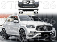 Pachet Exterior Compatibil Cu Mercedes GLE W167 V167 SUV Sport Line (2019-Up) GLE 63S Design