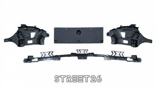 Pachet Exterior Compatibil Cu Mercedes S-Class W223 V223 Sedan (2020-Up) S450 Design Night Package