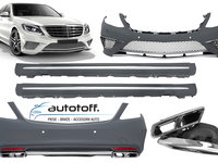 Pachet exterior compatibil Mercedes W222 S-Class (2013+) model AMG S65