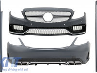 Pachet Exterior Complet compatibil cu MERCEDES C-Class W205 Sedan (2014-up) C63 Design