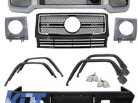 Pachet Exterior Complet + Ornamente Evacuare compatibil cu MERCEDES W463 G-Class (1989-up) G65 A-Design