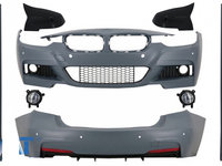 Pachet Exterior cu Proiectoare Ceata si Capace oglinzi compatibil cu BMW Seria 3 F30 (2011-2019) M-Technik Design
