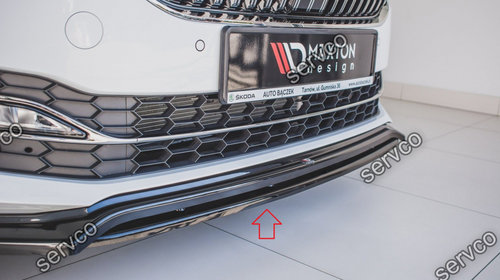 Pachet Exterior Prelungiri Body kit tuning Skoda Superb Mk3 Facelift 2019- v4 - Maxton Design