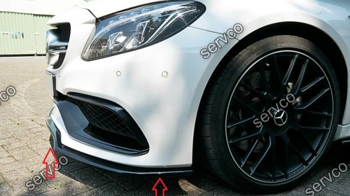 Pachet Exterior Prelungiri Body kit tuning Mercedes C Class C205 63AMG Coupe 2016-2018 v1 - Maxton Design