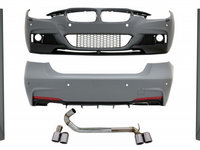 Pachet Exterior Si Tobe Sistem Evacuare Compatibil Cu Bmw Seria 3 F30 2011-2019 M-Performance Design COCBBMF30MPDOWOFLES