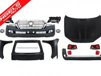 Pachet Kit Facelift TOYOTA Land Cruiser J200 2008+ Look 2018-Up LC200