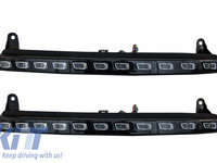 Pachet Lumini de zi dedicate cu semnalizare LED compatibil cu Audi Q7 4L (2006-2009) OEM Facelift Design