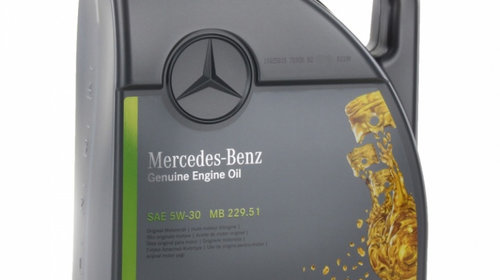 Pachet Revizie Mercedes Ulei Motor Mercedes-Benz 229.51 5W-30 7L + Filtru Ulei Mercedes-Benz
