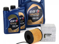 Pachet Revizie Ulei Motor Elf Evolution Full Tech FE 5W-30 5L + 2 Buc 1L + Filtru Ulei Oe Nissan Interstar 2002→ 7701479124