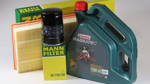 Pachet schimb ulei CASTROL 10W40 VW GOLF4 2.0