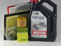 Pachet schimb ulei MOTUL Hybrid 0W20, Toyota Auris 1 Hybrid, 1.8i, 99CP, 2012-prezent