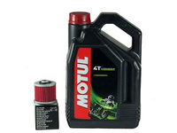 Pachet schimb ulei MOTUL MOT5 10W40, KAWASAKI ZZ-R 1200, 2002->2005